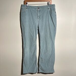 J. Jill Light Blue Corduroy Pants
